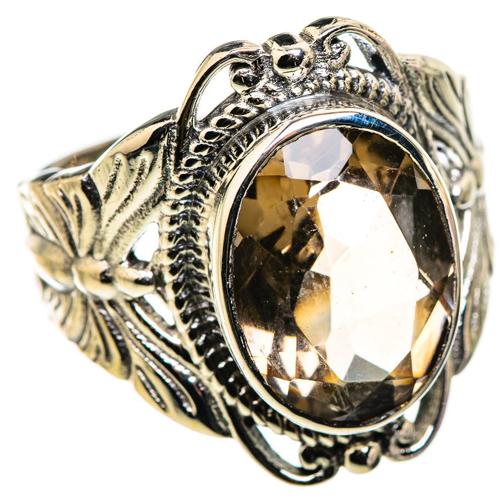 Smoky Quartz Rings handcrafted by Anasilvercos - RING129982 - Photo 2