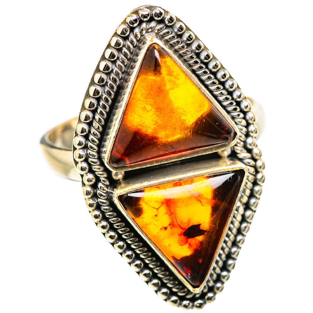 Baltic Amber Rings handcrafted by Anasilvercos - RING129986 - Photo 2