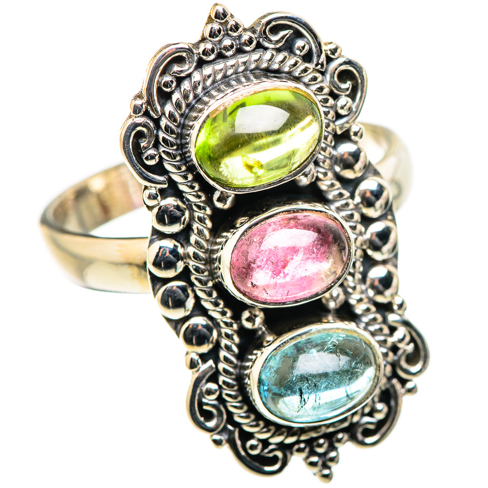 Tourmaline Rings handcrafted by Anasilvercos - RING129990 - Photo 2
