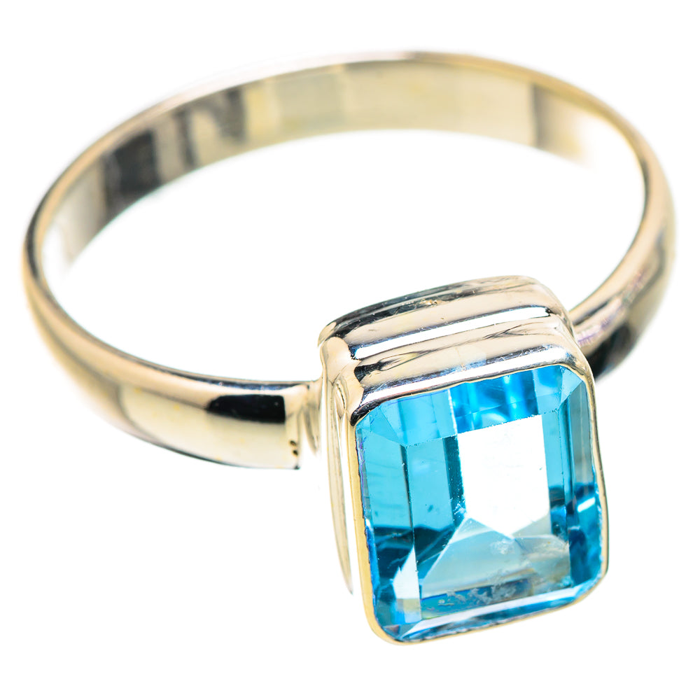 Blue Topaz Rings handcrafted by Anasilvercos - RING129997 - Photo 2