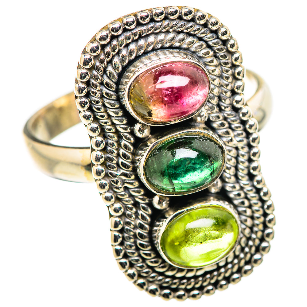 Tourmaline Rings handcrafted by Anasilvercos - RING130014 - Photo 2