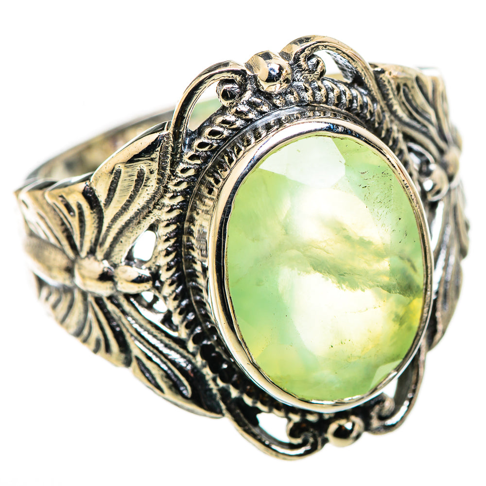 Prehnite Rings handcrafted by Anasilvercos - RING130025 - Photo 2