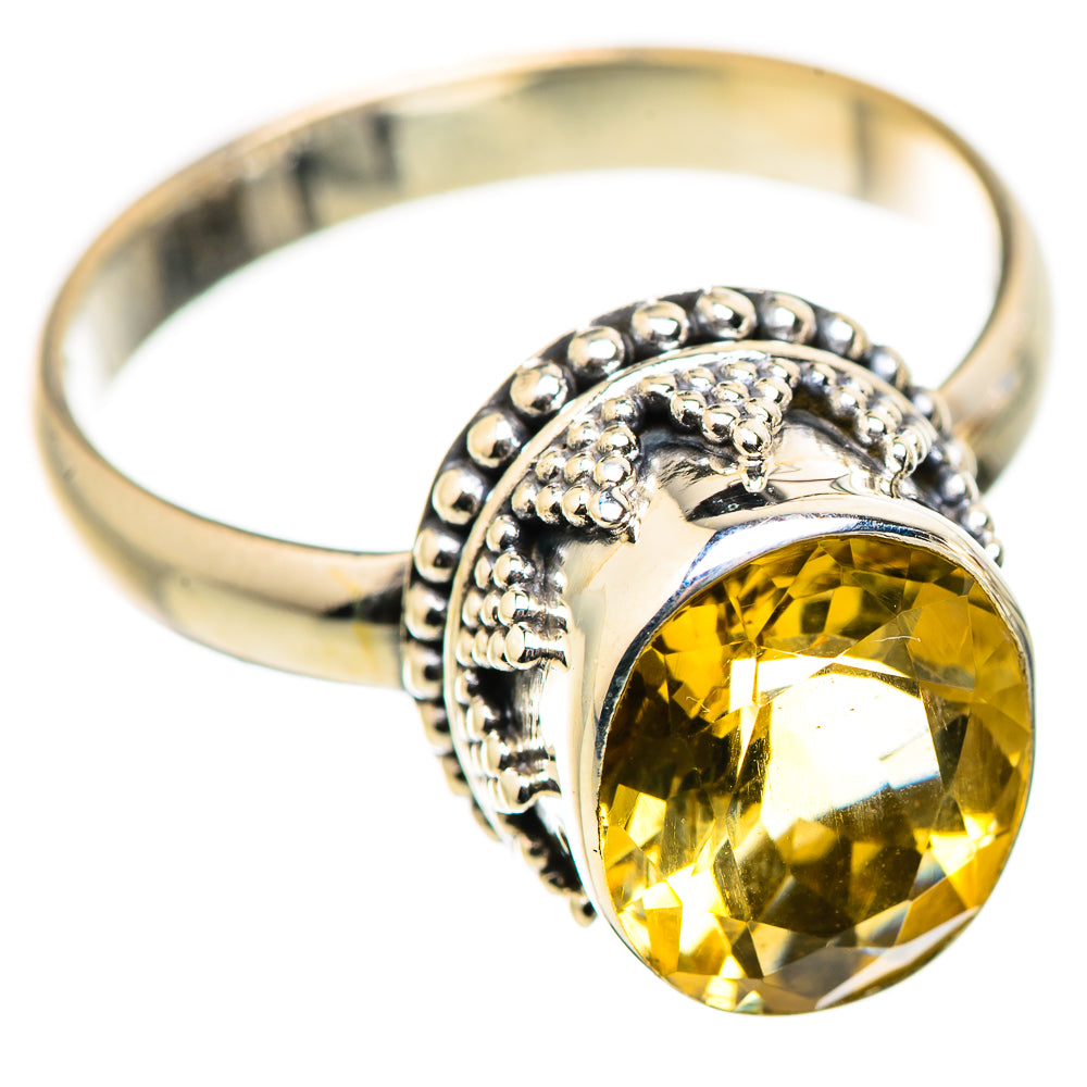 Citrine Rings handcrafted by Anasilvercos - RING130028 - Photo 2