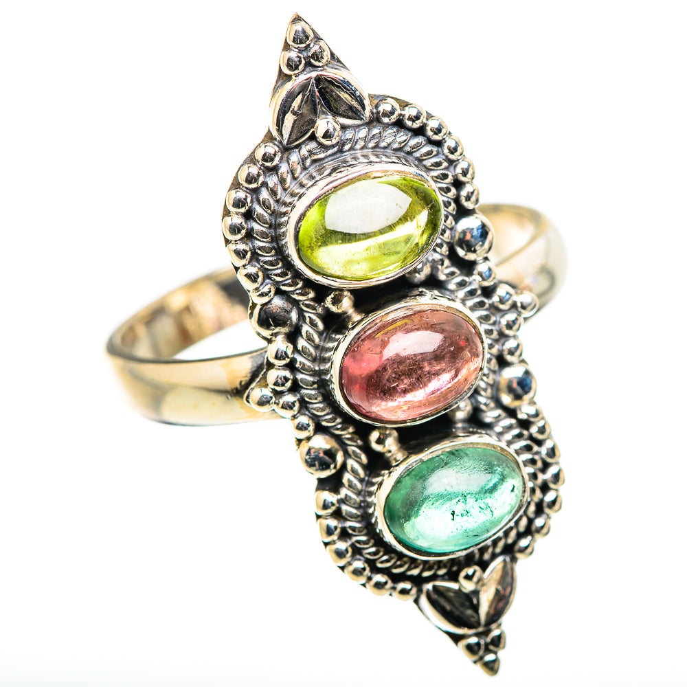 Tourmaline Rings handcrafted by Anasilvercos - RING130033 - Photo 2