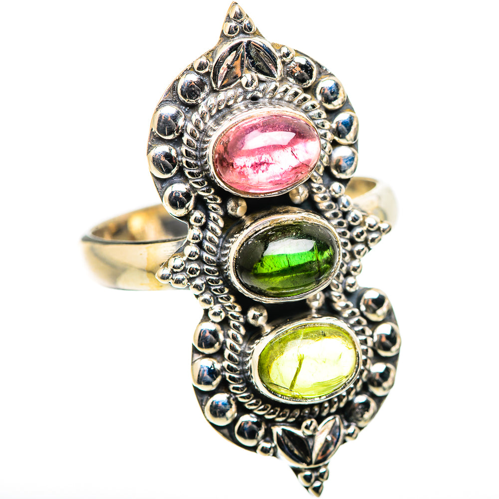 Tourmaline Rings handcrafted by Anasilvercos - RING130036 - Photo 2