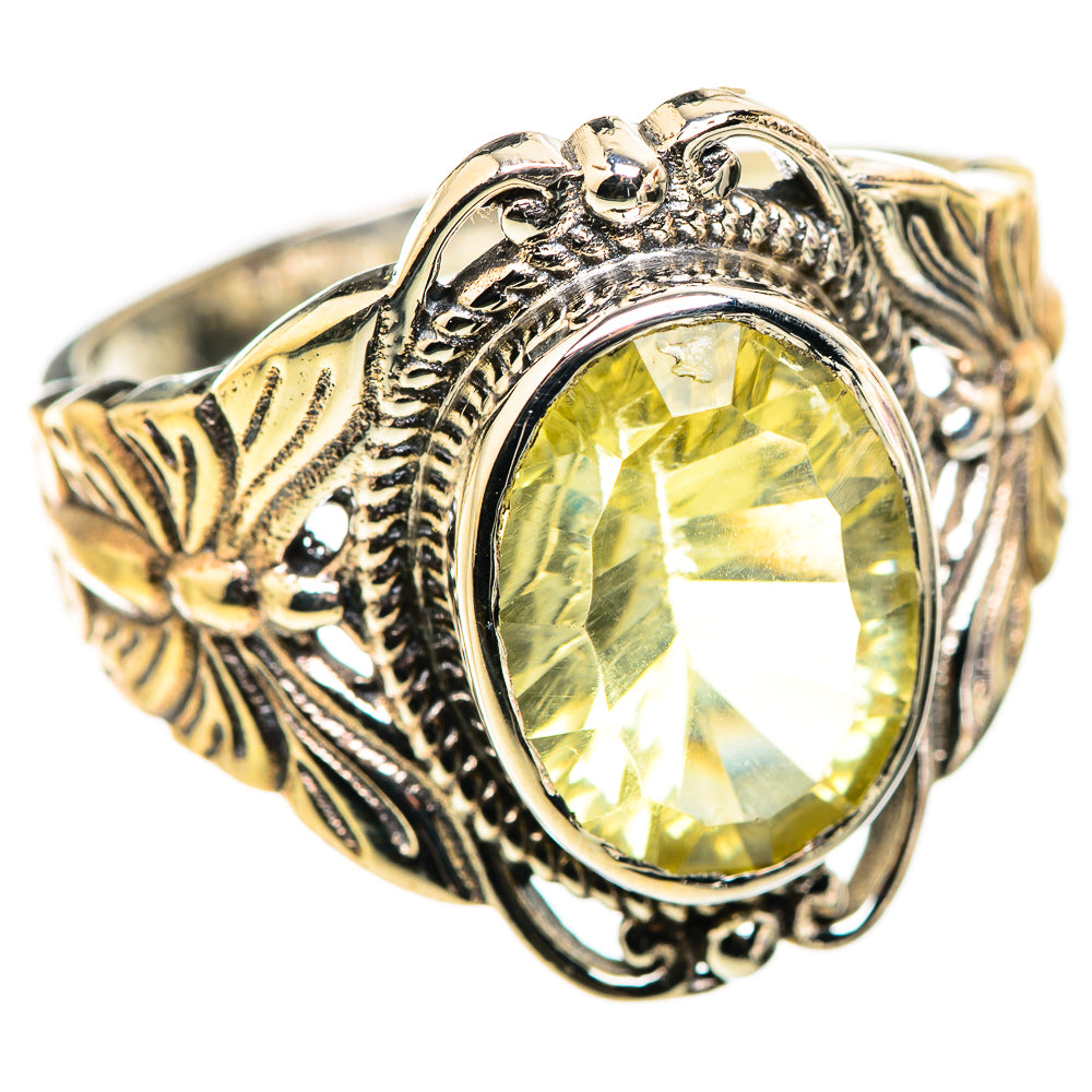 Citrine Rings handcrafted by Anasilvercos - RING130040 - Photo 2