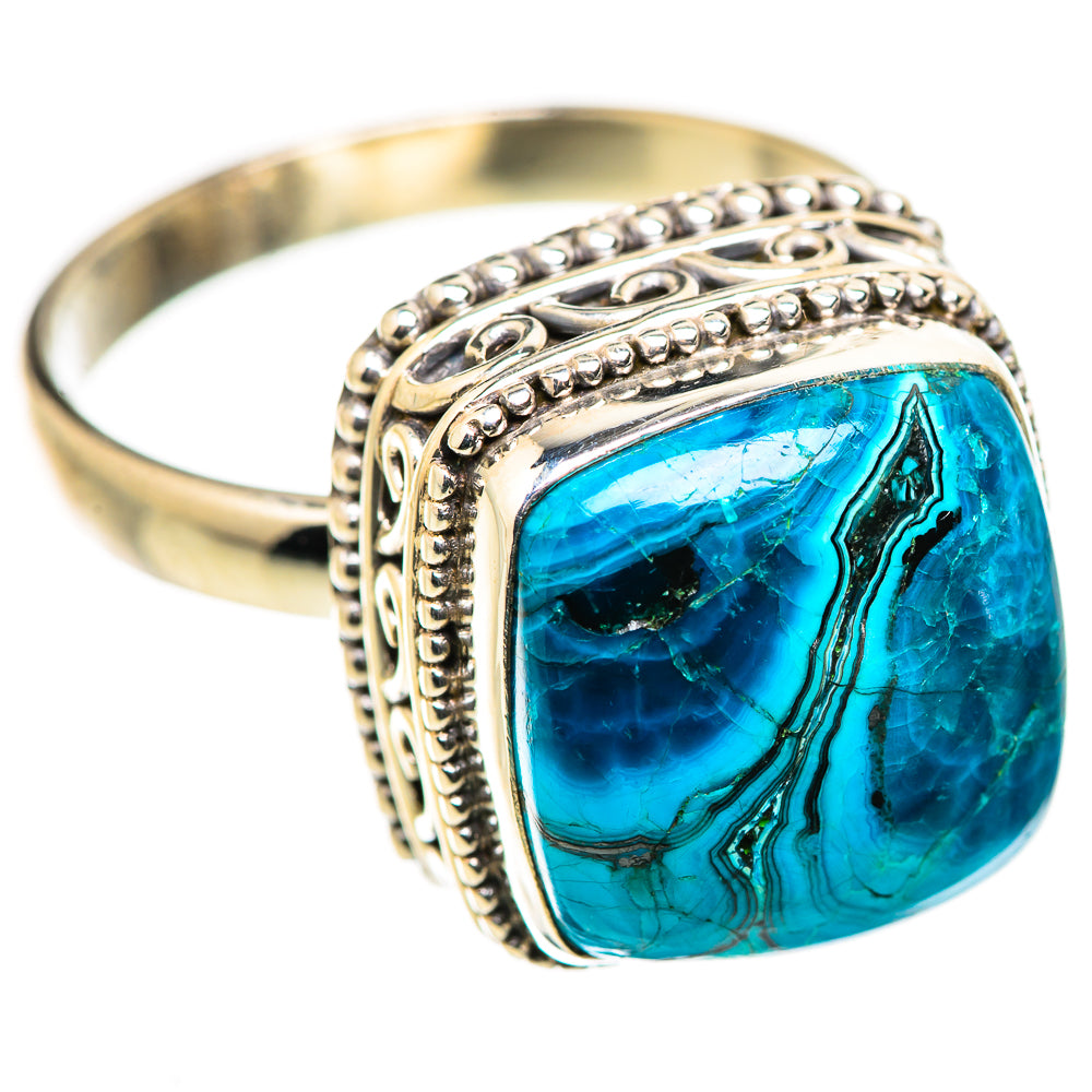 Shattuckite Rings handcrafted by Anasilvercos - RING130043 - Photo 2