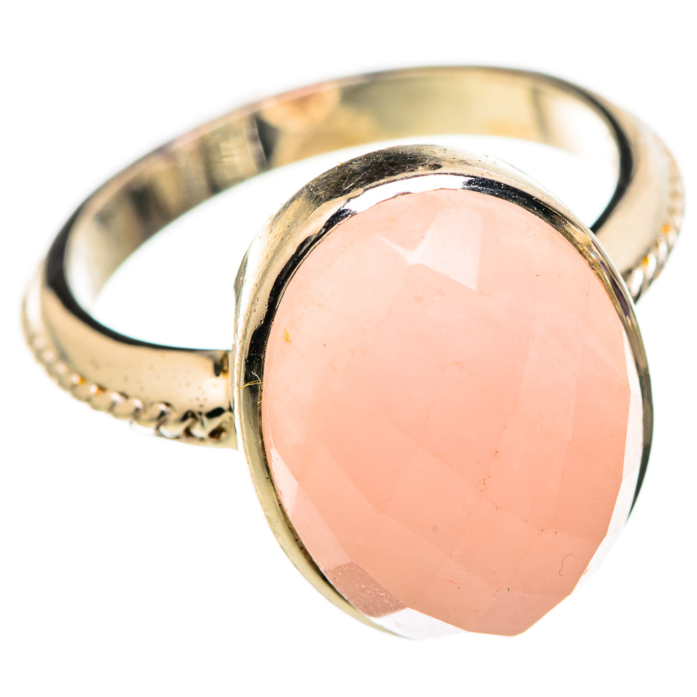 Rose Quartz Rings handcrafted by Anasilvercos - RING130052 - Photo 2