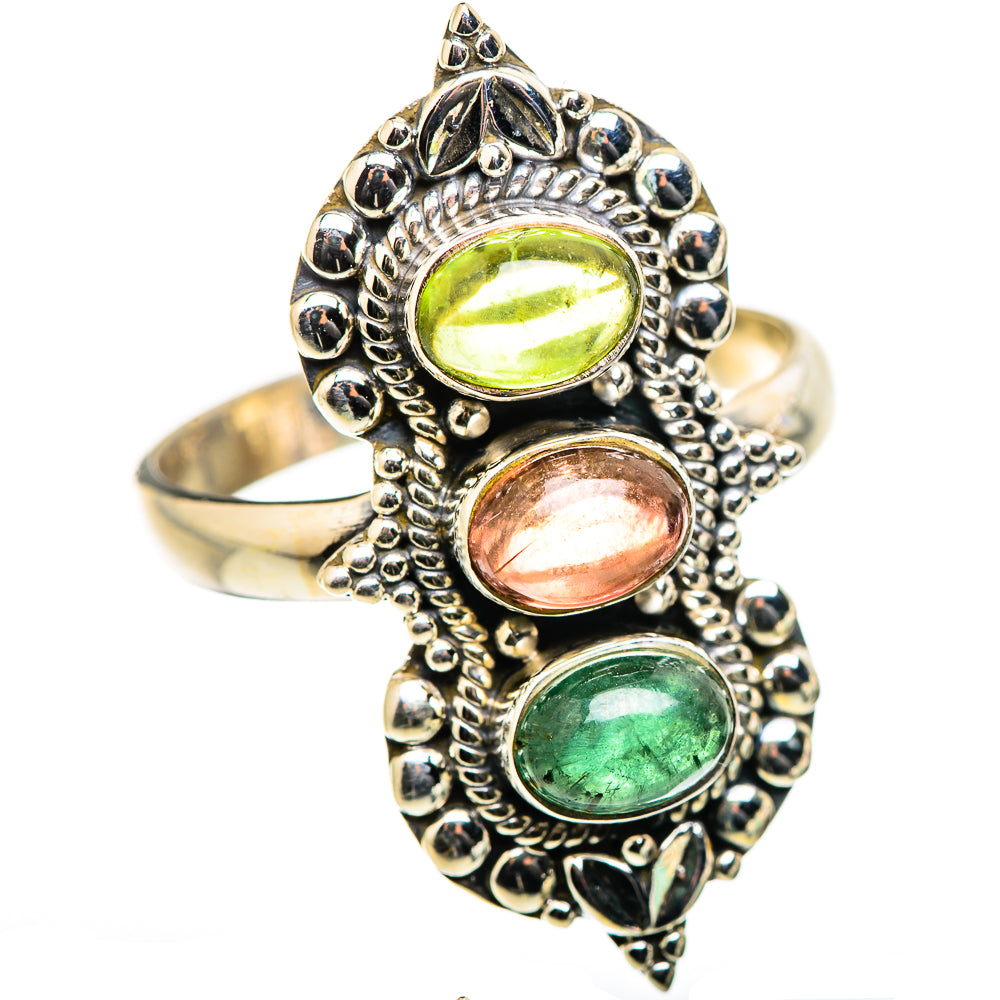 Tourmaline Rings handcrafted by Anasilvercos - RING130055 - Photo 2