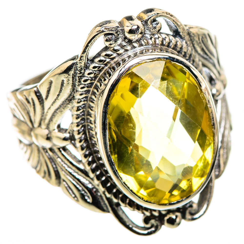 Citrine Rings handcrafted by Anasilvercos - RING130063 - Photo 2