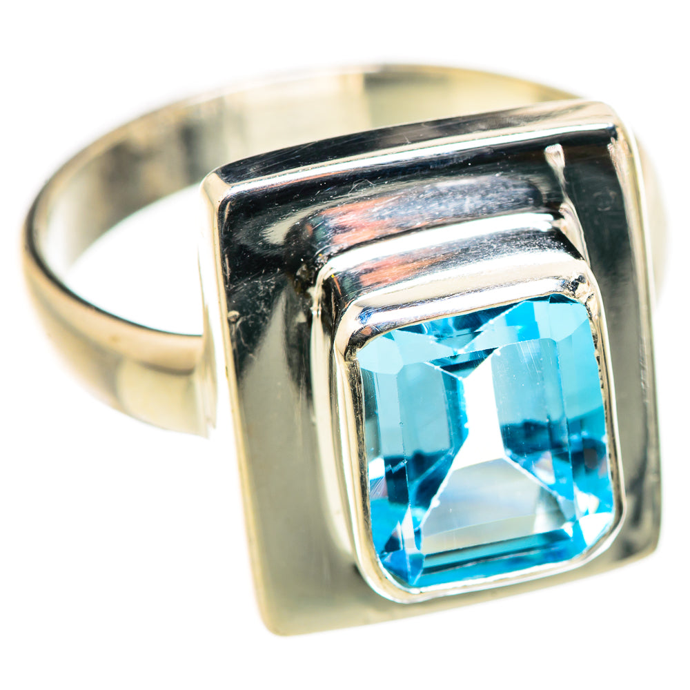 Blue Topaz Rings handcrafted by Anasilvercos - RING130067 - Photo 2