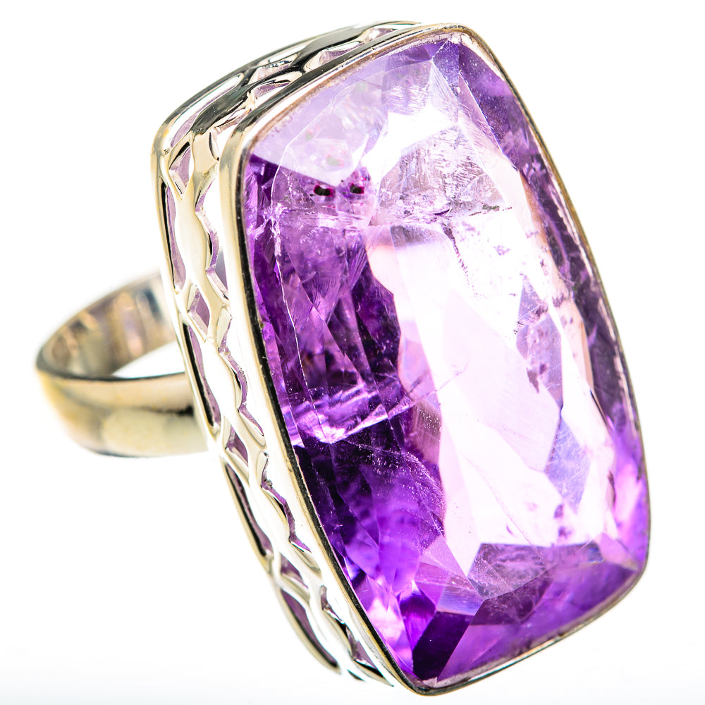 Amethyst Rings handcrafted by Anasilvercos - RING130084 - Photo 2