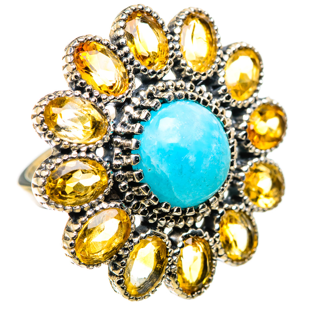 Larimar Rings handcrafted by Anasilvercos - RING130086 - Photo 2