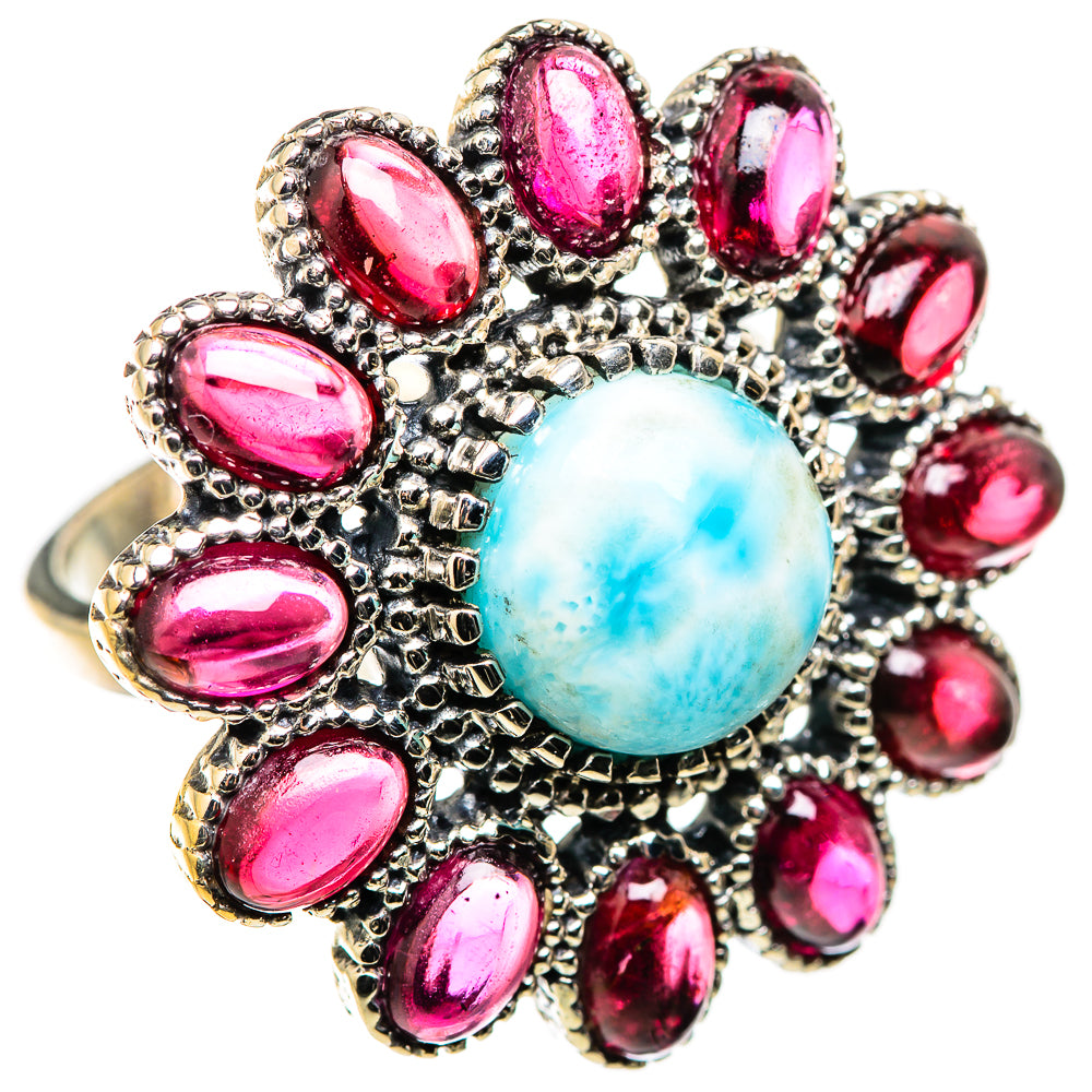 Larimar Rings handcrafted by Anasilvercos - RING130089 - Photo 2