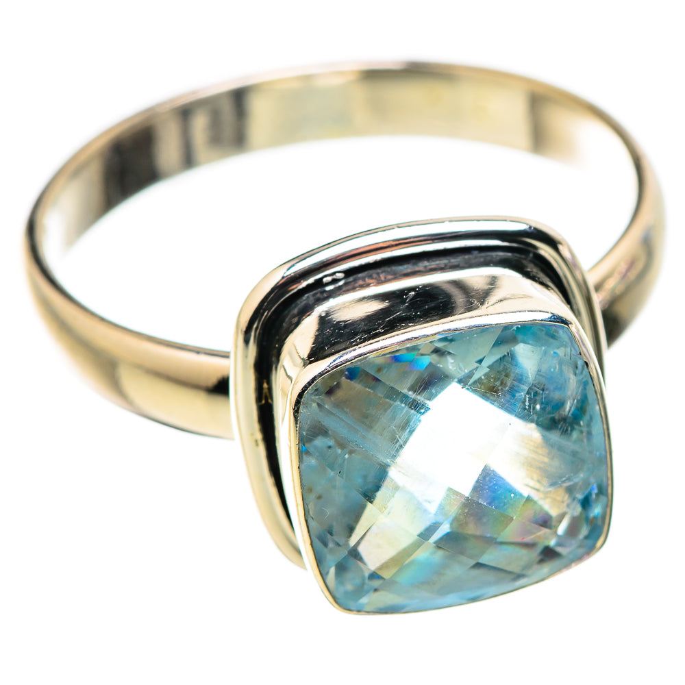 Blue Topaz Rings handcrafted by Anasilvercos - RING130127 - Photo 2