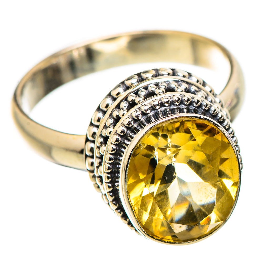 Citrine Rings handcrafted by Anasilvercos - RING130133 - Photo 2