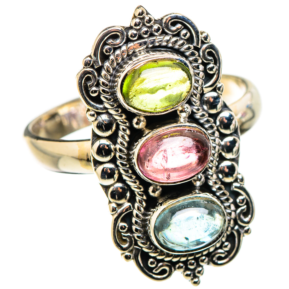Tourmaline Rings handcrafted by Anasilvercos - RING130141 - Photo 2
