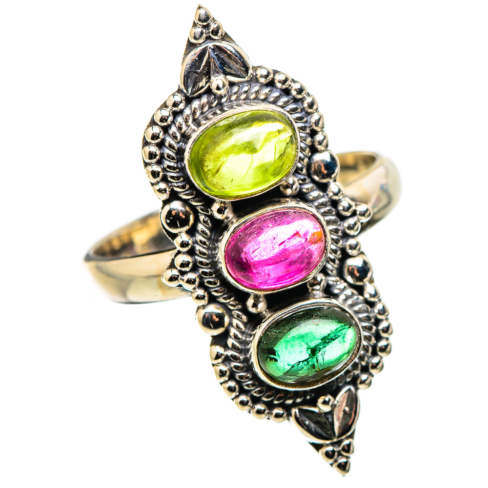 Tourmaline Rings handcrafted by Anasilvercos - RING130143 - Photo 2