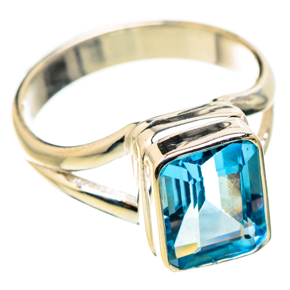Blue Topaz Rings handcrafted by Anasilvercos - RING130153 - Photo 2