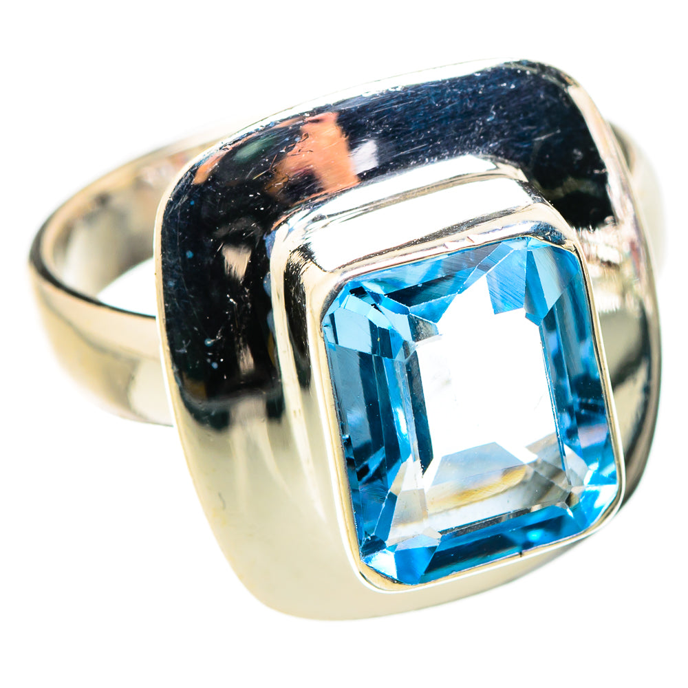 Blue Topaz Rings handcrafted by Anasilvercos - RING130155 - Photo 2
