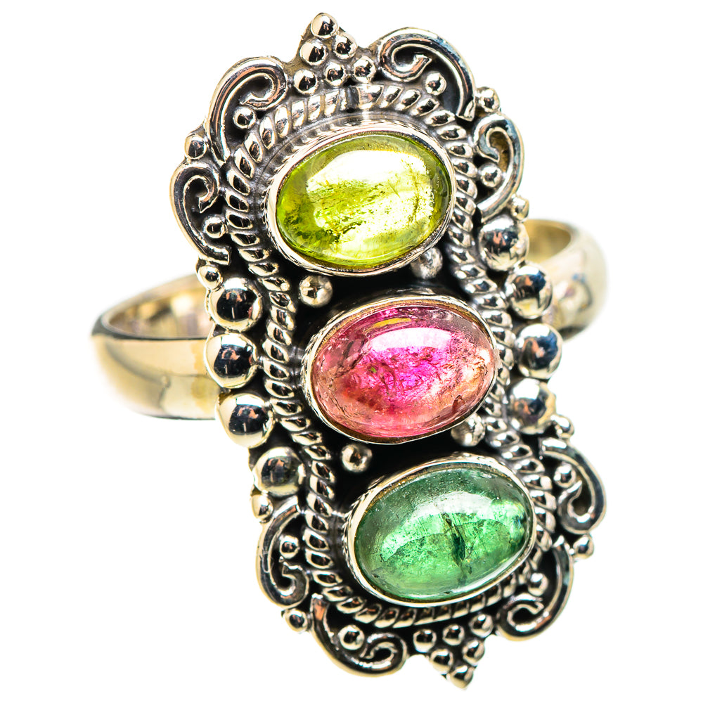Tourmaline Rings handcrafted by Anasilvercos - RING130175 - Photo 2