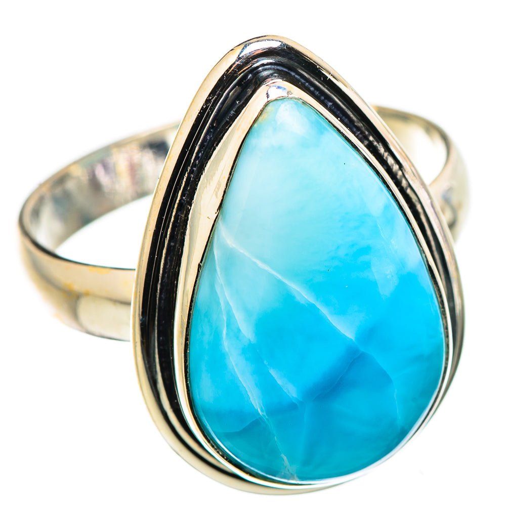 Larimar Rings handcrafted by Anasilvercos - RING130182 - Photo 2