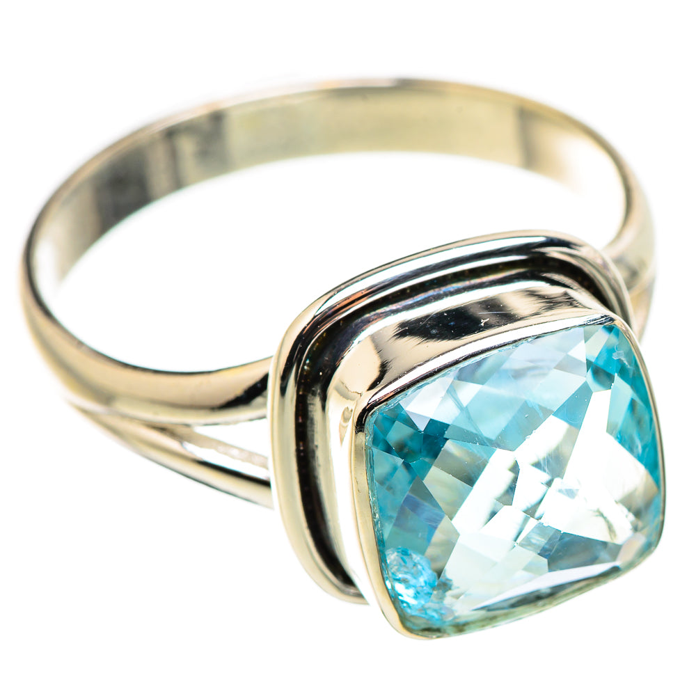 Blue Topaz Rings handcrafted by Anasilvercos - RING130184 - Photo 2