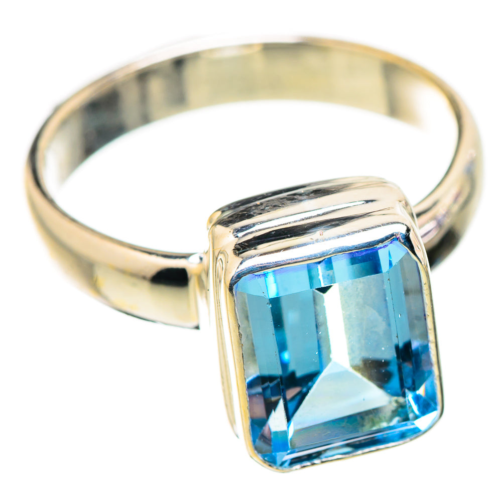 Blue Topaz Rings handcrafted by Anasilvercos - RING130186 - Photo 2