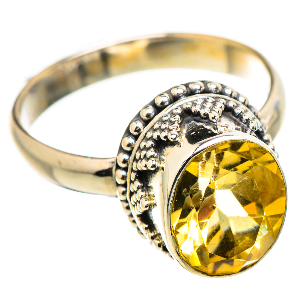 Citrine Rings handcrafted by Anasilvercos - RING130190 - Photo 2
