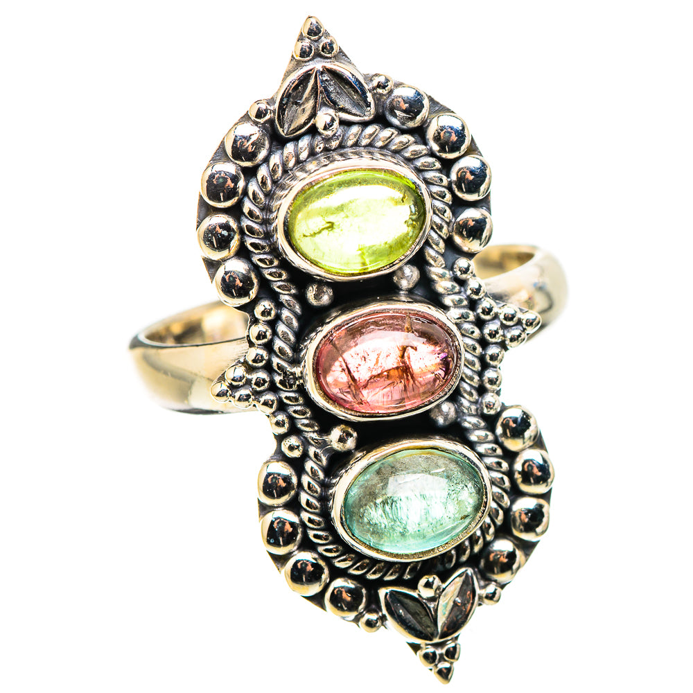 Tourmaline Rings handcrafted by Anasilvercos - RING130197 - Photo 2