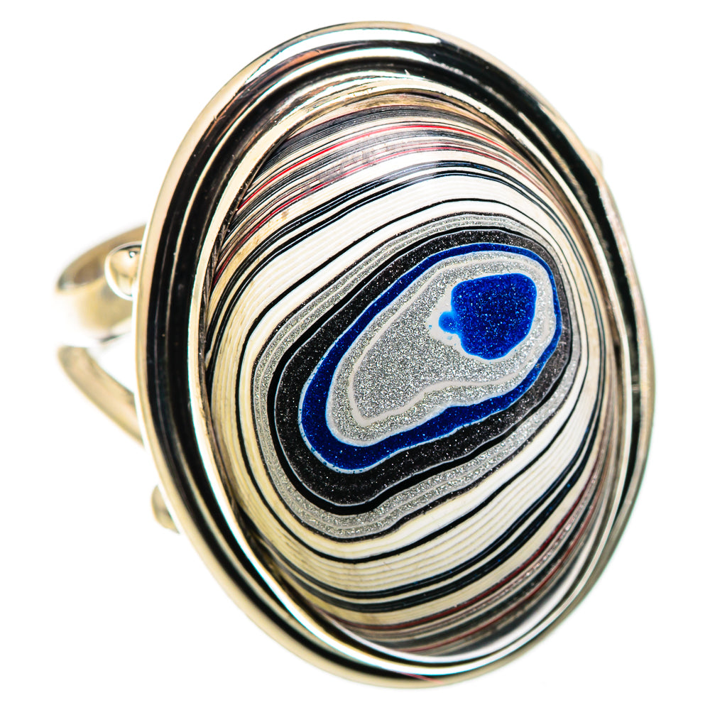 Fordite Rings handcrafted by Anasilvercos - RING130198 - Photo 2
