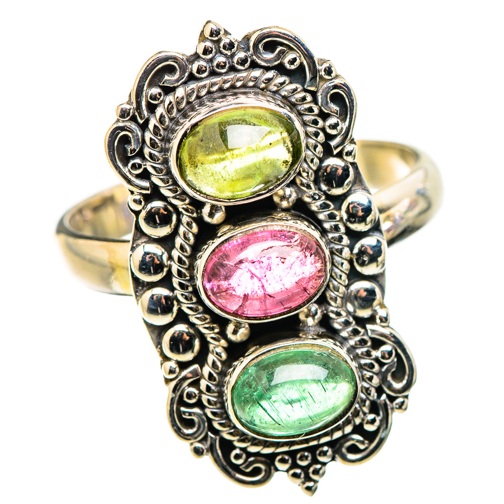 Tourmaline Rings handcrafted by Anasilvercos - RING130201 - Photo 2