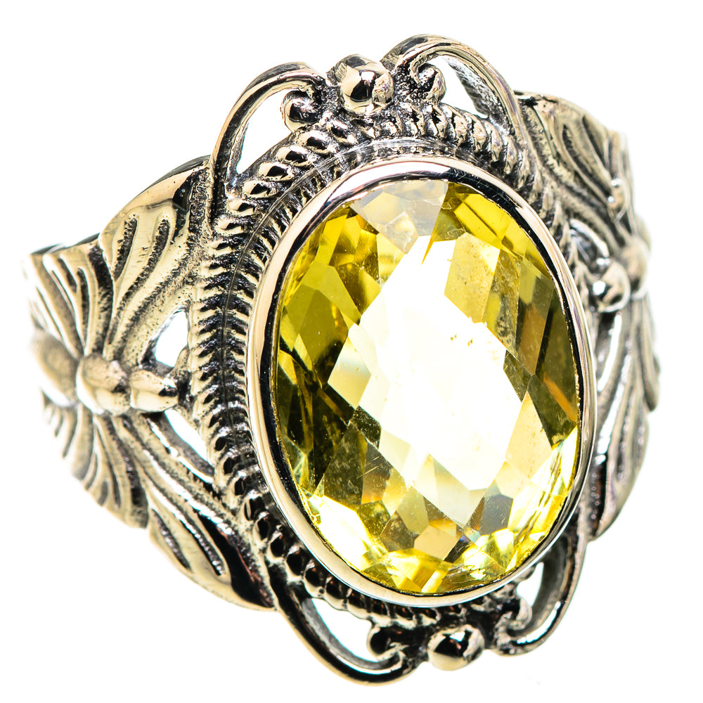 Citrine Rings handcrafted by Anasilvercos - RING130205 - Photo 2