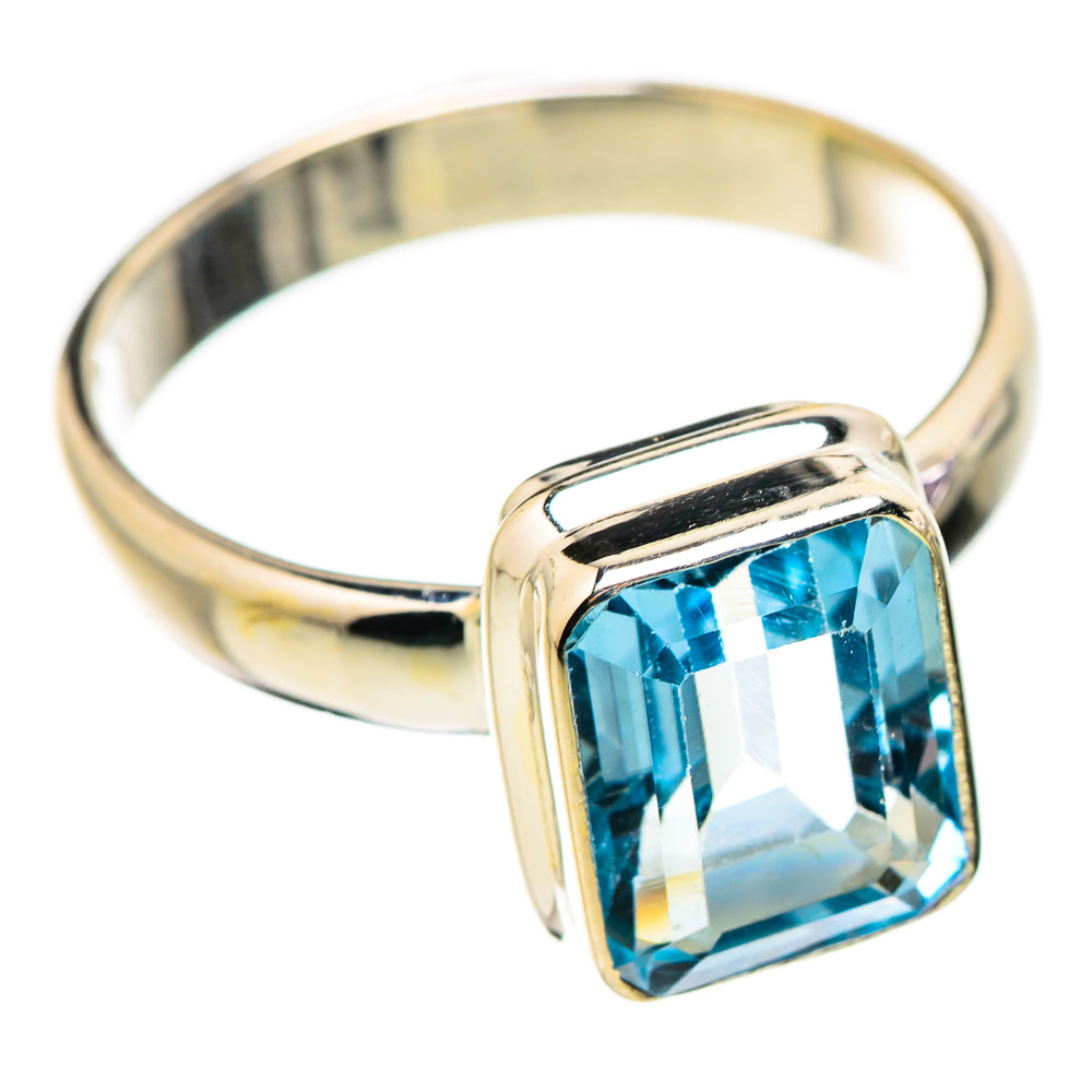 Blue Topaz Rings handcrafted by Anasilvercos - RING130207 - Photo 2