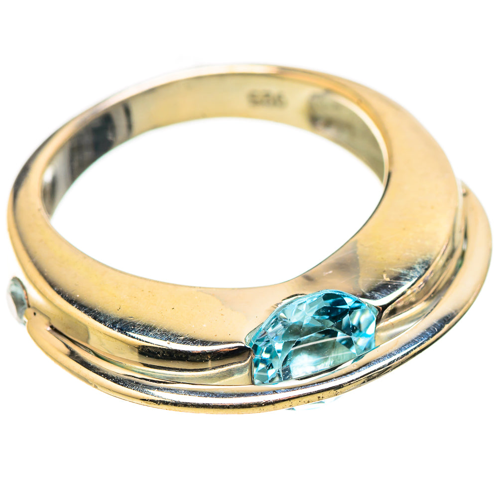 Blue Topaz Rings handcrafted by Anasilvercos - RING130210 - Photo 2