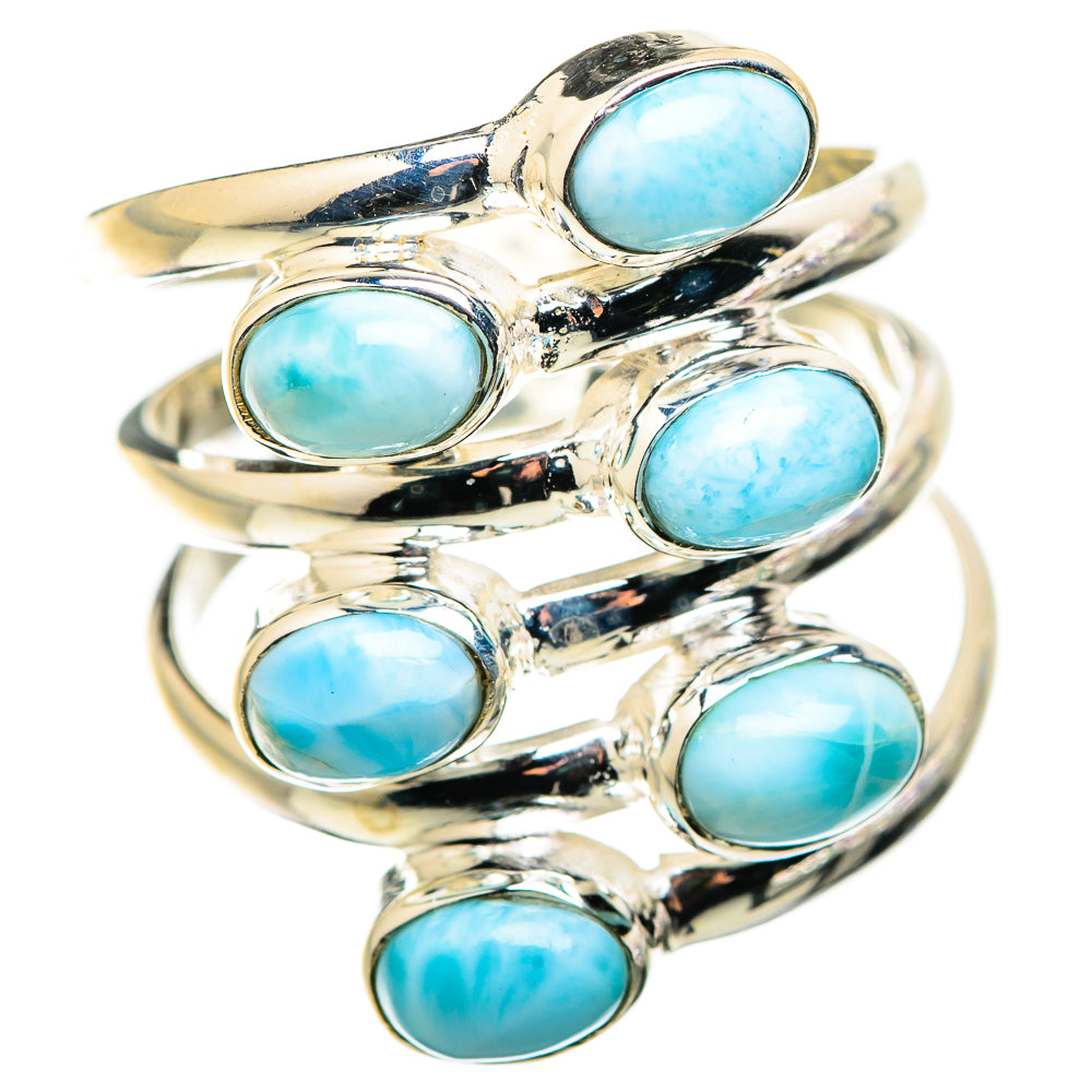 Larimar Rings handcrafted by Anasilvercos - RING130211 - Photo 2
