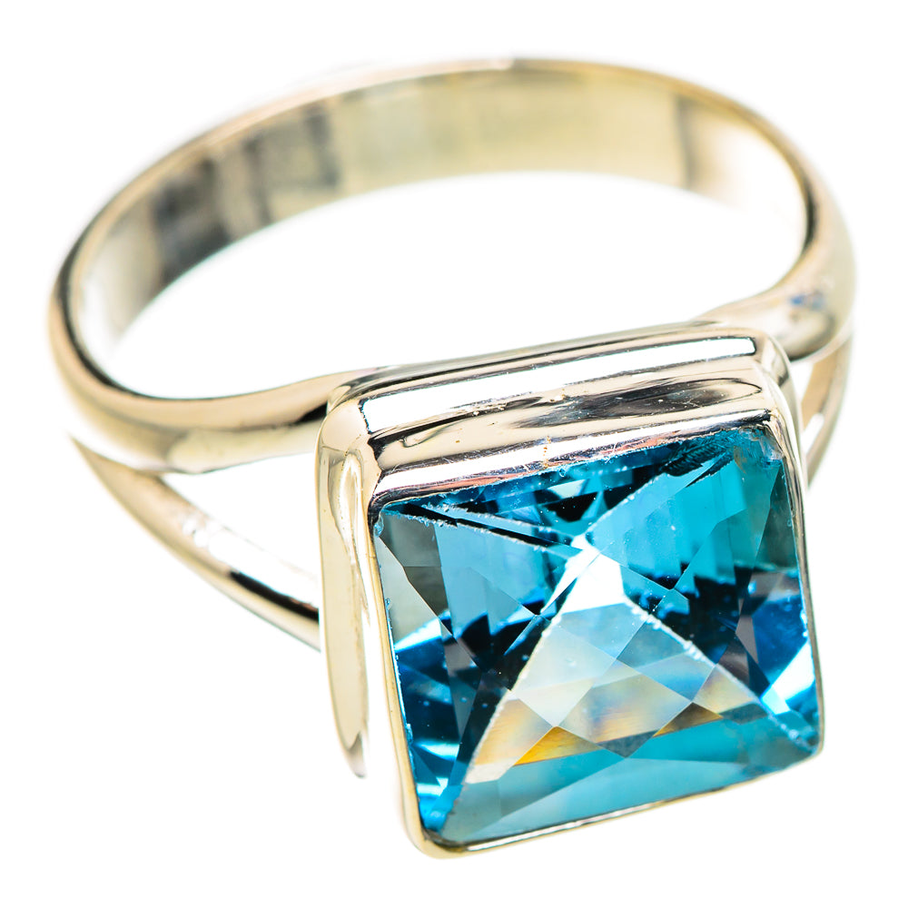 Blue Topaz Rings handcrafted by Anasilvercos - RING130232 - Photo 2