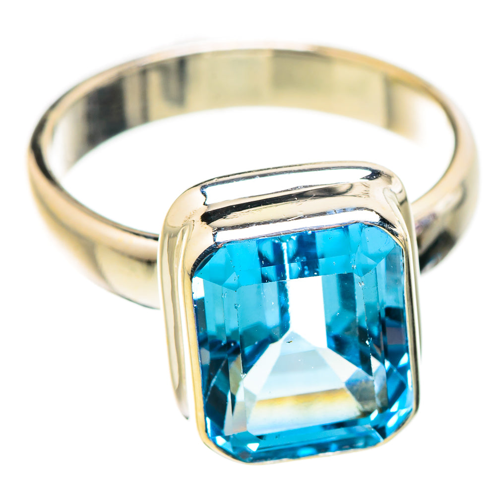 Blue Topaz Rings handcrafted by Anasilvercos - RING130234 - Photo 2