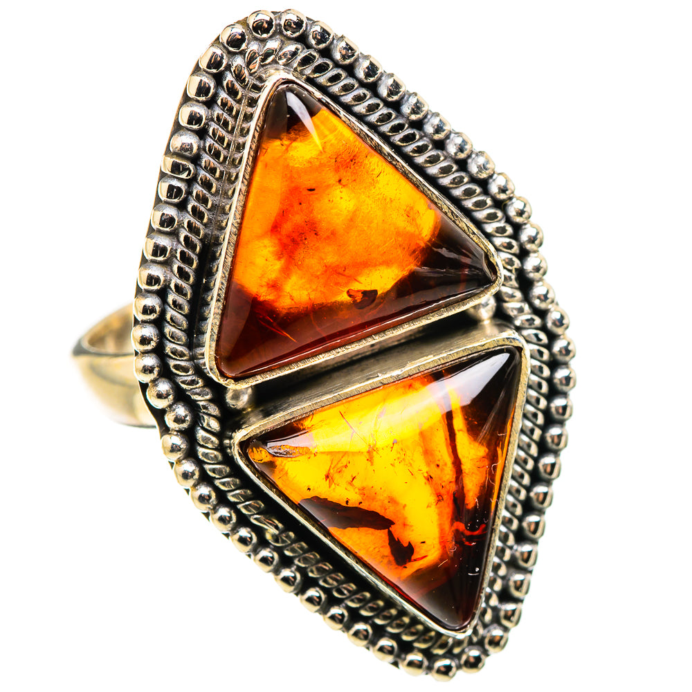 Baltic Amber Rings handcrafted by Anasilvercos - RING130240 - Photo 2