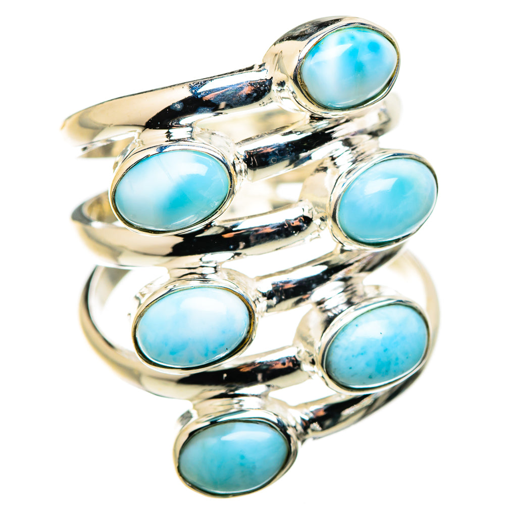 Larimar Rings handcrafted by Anasilvercos - RING130255 - Photo 2