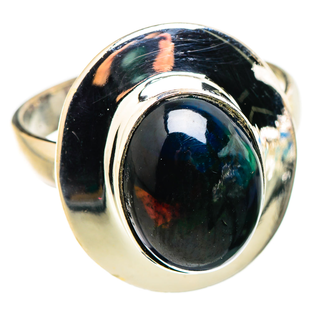 Black Opal Rings handcrafted by Anasilvercos - RING130268 - Photo 2