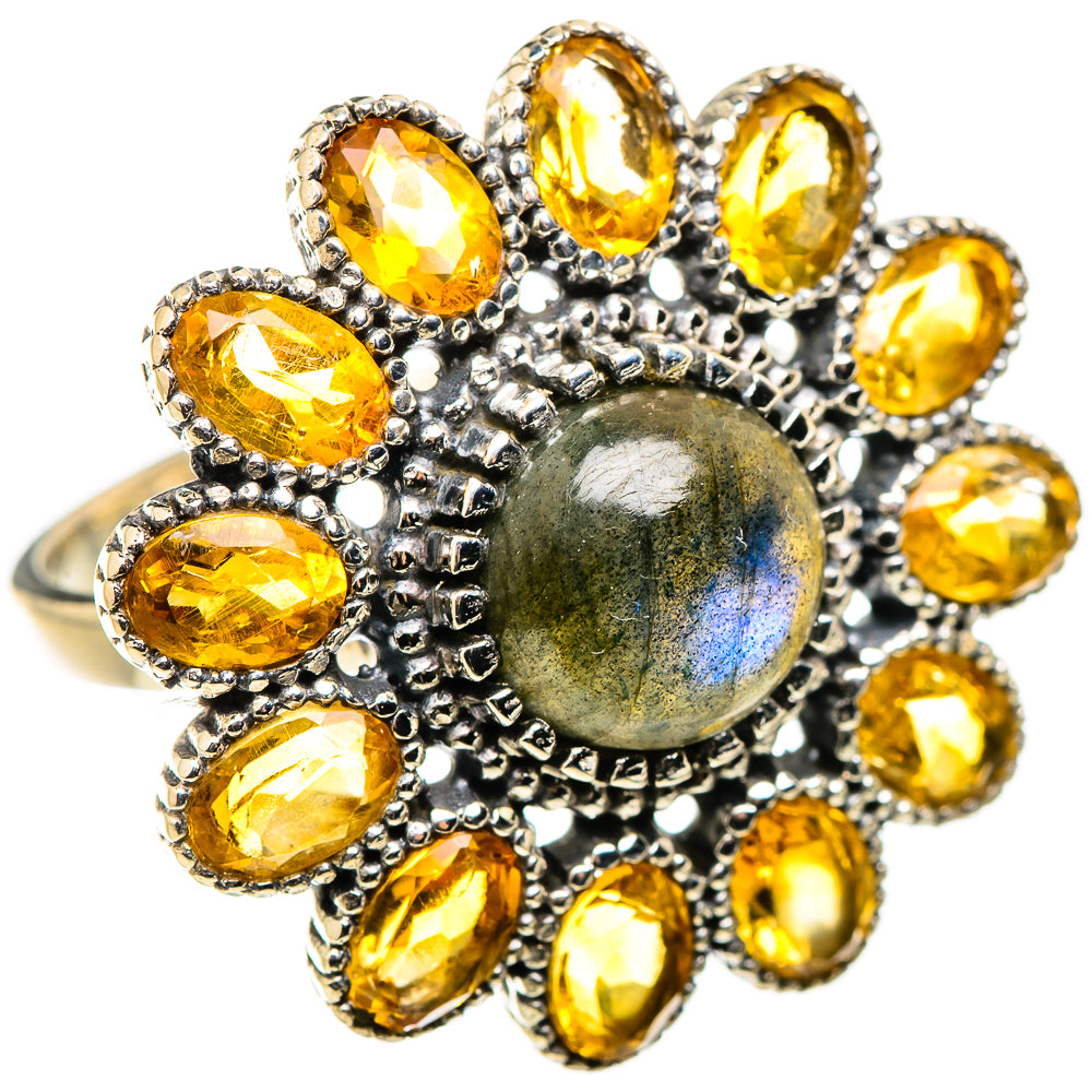 Labradorite Rings handcrafted by Anasilvercos - RING130294 - Photo 2