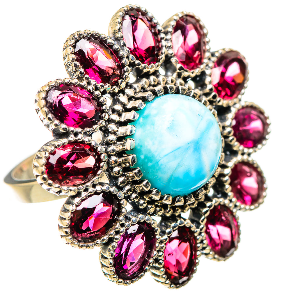 Larimar Rings handcrafted by Anasilvercos - RING130299 - Photo 2
