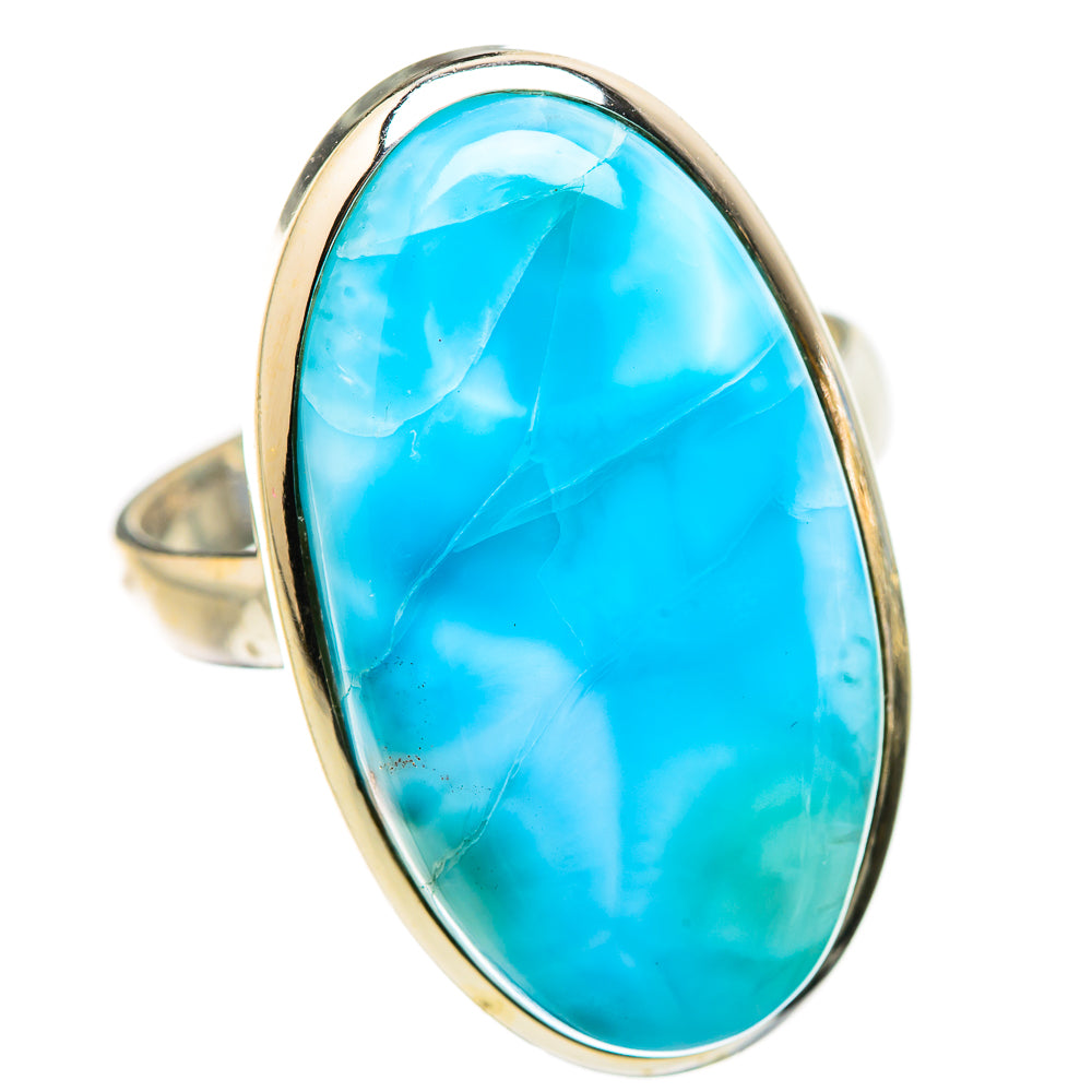 Larimar Rings handcrafted by Anasilvercos - RING130301 - Photo 2