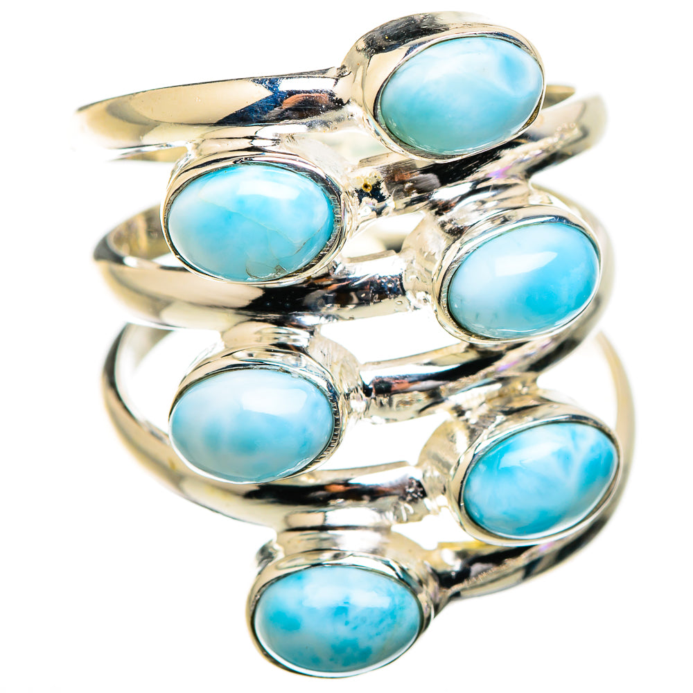 Larimar Rings handcrafted by Anasilvercos - RING130333 - Photo 2