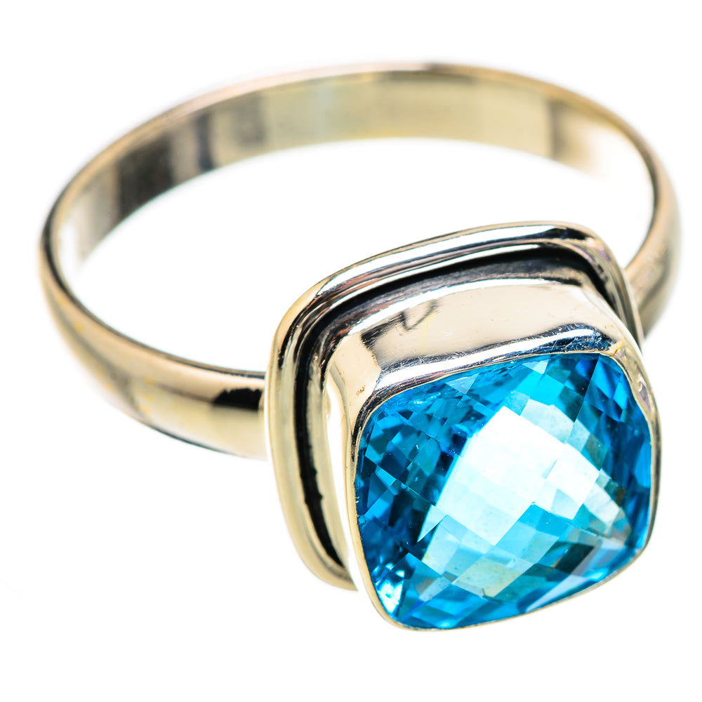 Blue Topaz Rings handcrafted by Anasilvercos - RING130334 - Photo 2