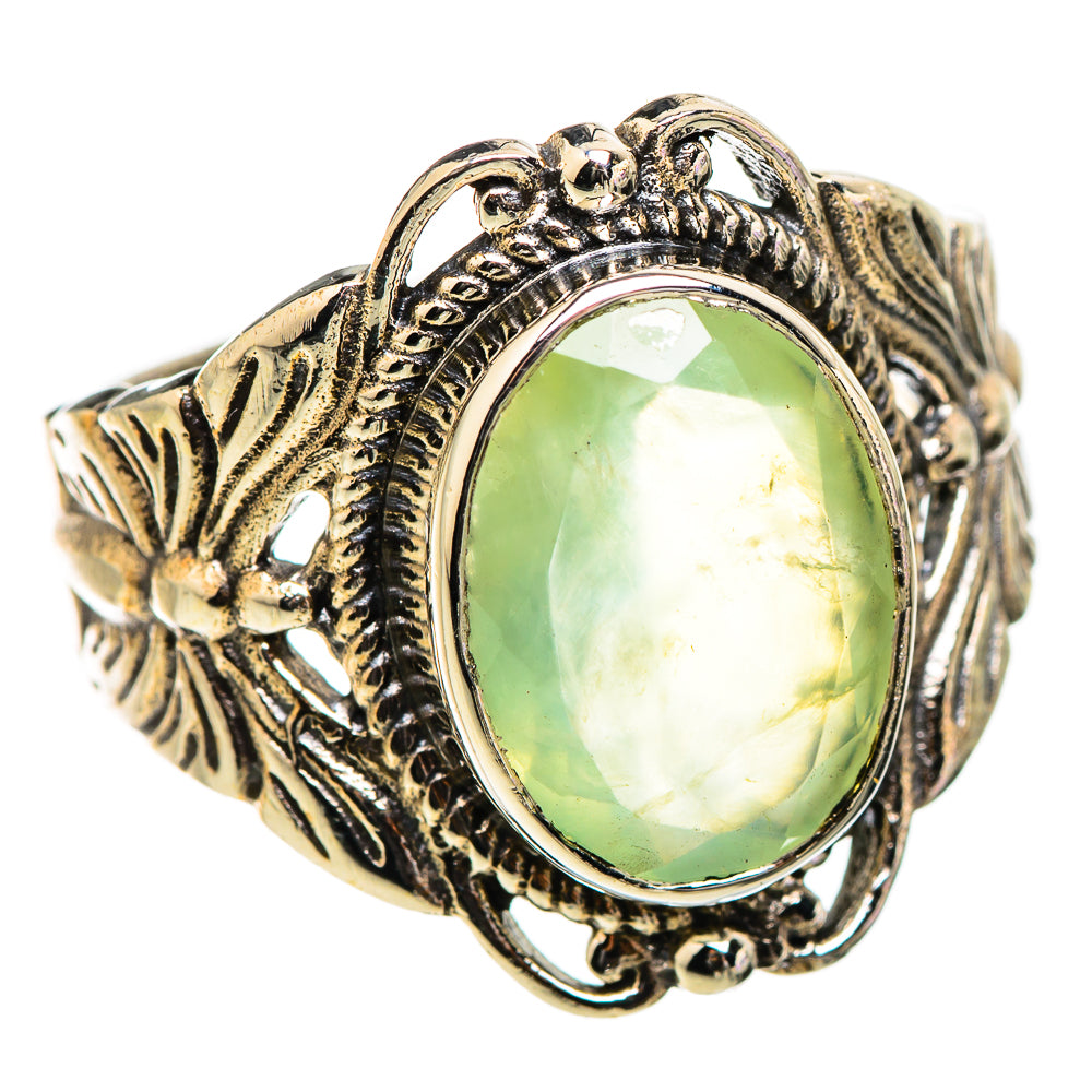 Prehnite Rings handcrafted by Anasilvercos - RING130336 - Photo 2