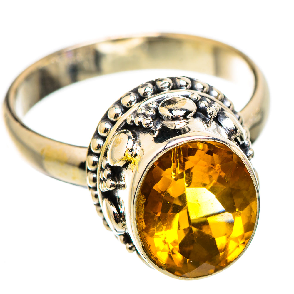 Citrine Rings handcrafted by Anasilvercos - RING130337 - Photo 2