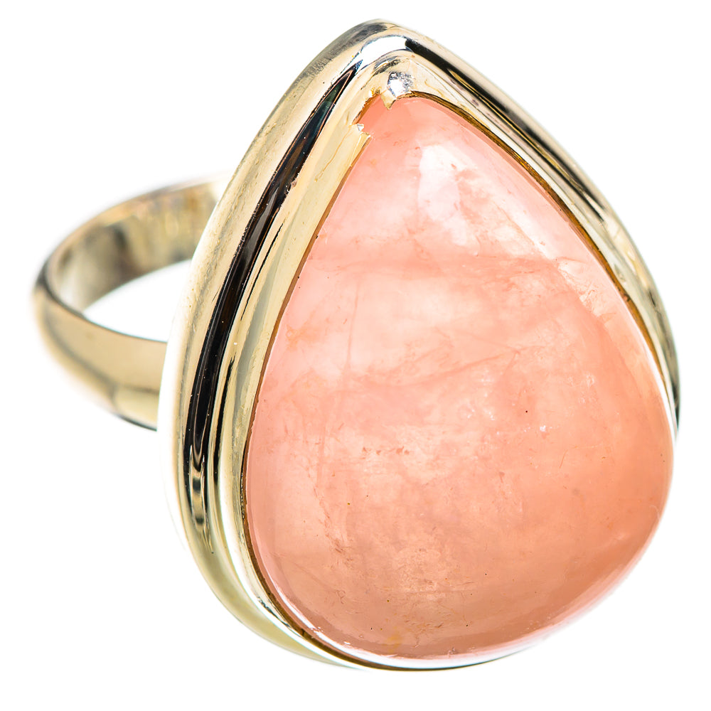 Rose Quartz Rings handcrafted by Anasilvercos - RING130340 - Photo 2