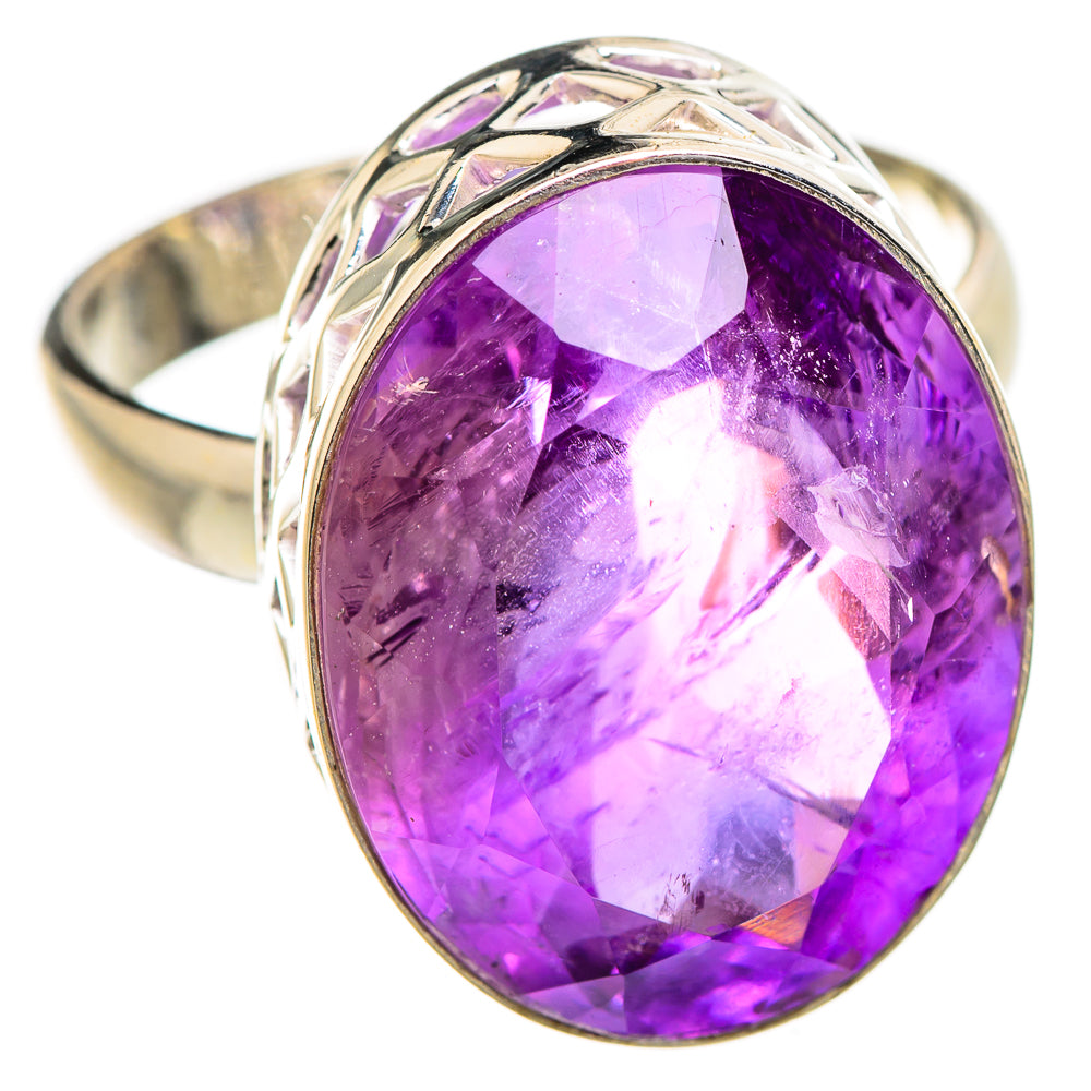 Amethyst Rings handcrafted by Anasilvercos - RING130344 - Photo 2